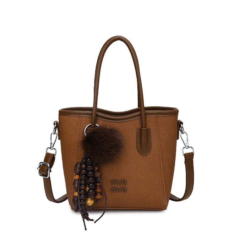 retro satchel bag for women 2025new arrivaltrendyeasiest for match shoulder crossbody bag classy sense work clothing bucket bag