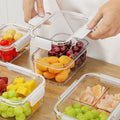 Here are a few options, depending on the specific nuance you want to convey:  **option 1 (focus on functionality):**  "food storage containers - leakproof, transparent, and food-grade: perfect for students, salads, fruits, picnics, and freezing. ideal for
