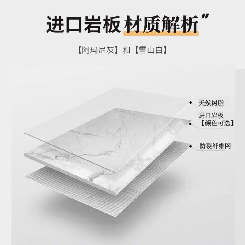 Rock slab coffee table living room for homeaccessible luxury modern casual rental house new arrival tea table oval popular small apartment tea