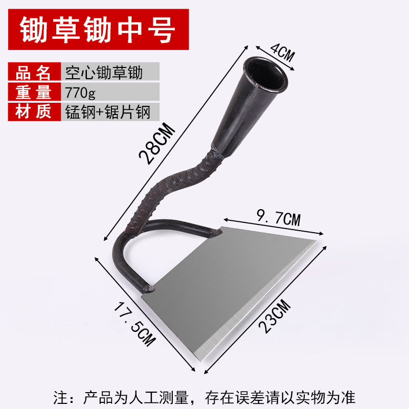 除草锄头家用种菜挖土开荒大锄头加厚户外锰钢锄家用铲草农具厂家
