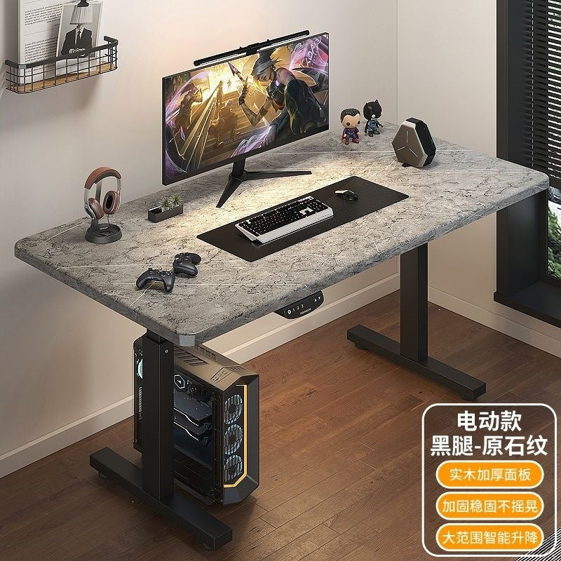 Electric adjustable desk - heavy-duty, reinforced legs - perfect for home office, gaming, study, and computer use