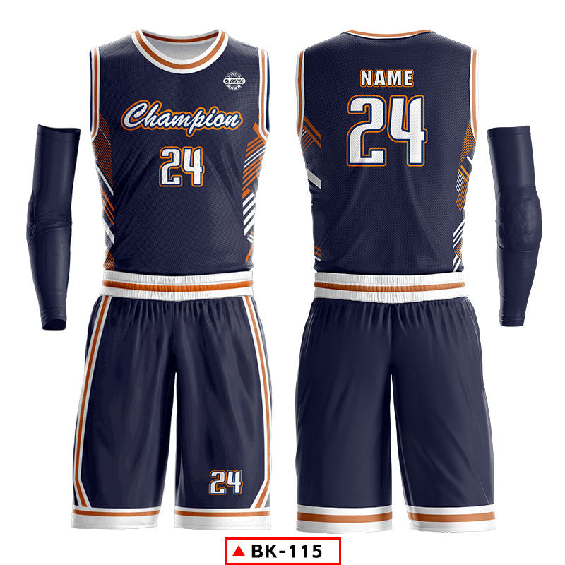 2024 new basketball jersey suit men's custom college student sports training game jersey American basketball jersey printing