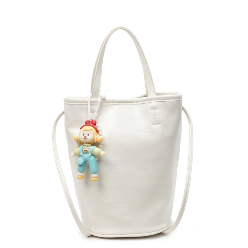 Cross-border popular small bags for women's summer versatile 2025 new simple and popular messenger bags Korean version of casual bucket bags