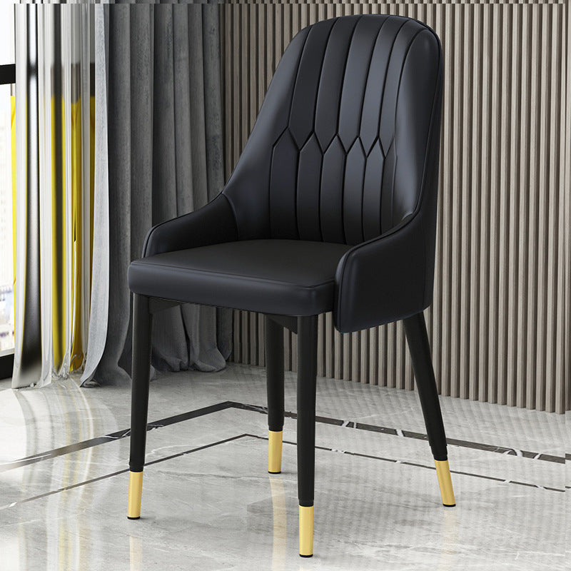 Nordic dining chair - modern minimalist design for home, premium quality, light luxury backrest, casual dining chair, restaurant & cafe seating