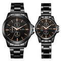 Factory direct steel band couple watches men's women's quartz watches light luxury gifts live stream watches dropshipping available