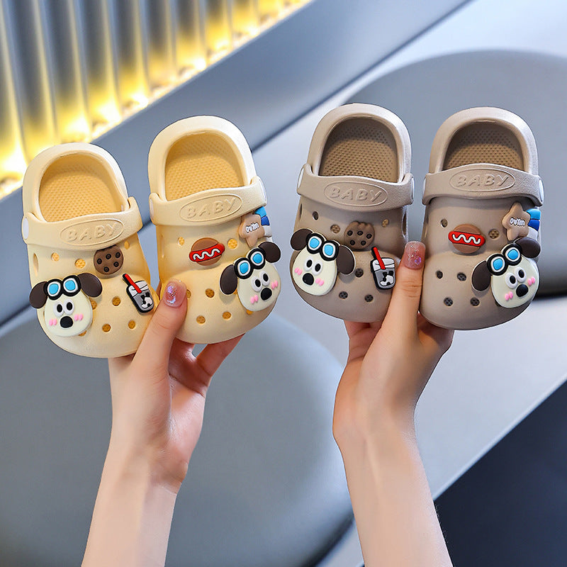 Eva kids' clogs - summer cartoon cute soft sole non-slip slippers for baby girls and boys, perfect for first walkers and toddlers