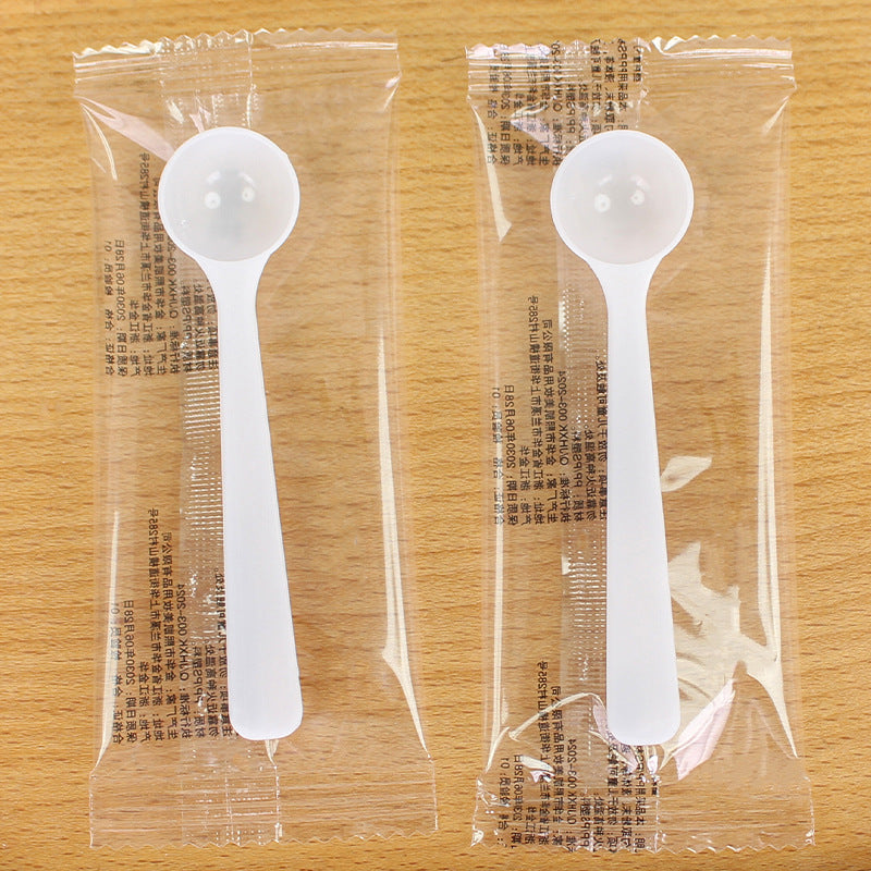 2ml plastic measuring spoon for mask powder, small spoon for fertilizer, pesticide, feed powder, precise measurement, holds 2g