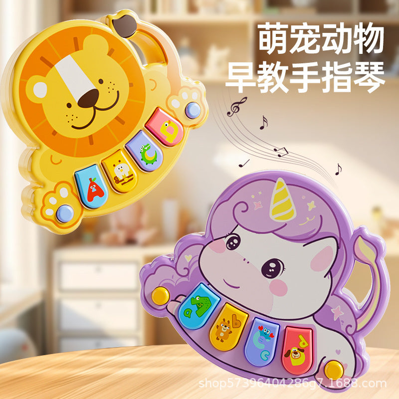 Cross-border children's early education electronic organ, lion animal piano, baby button piano, music box, baby coaxing toys