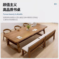 Double-layer desk, two-tier large desk, living room double study desk, minimalist home computer desk, reading desk, workstation
