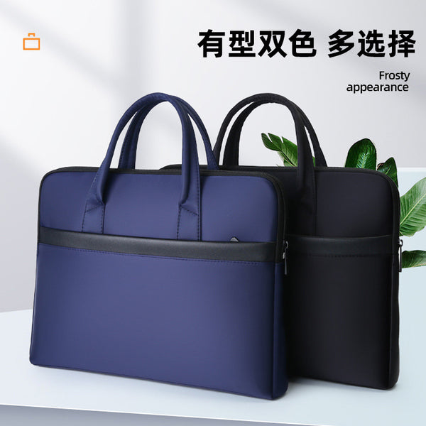 Yiyun Morning Briefcase Customized Men's Document Bag Handbag Meeting Bag Women's Commuter Business Oxford Cloth 908