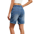 European and american clothing cross-border trade independent station  new arrival washed fashionhalf length denim shorts casual pants trendy