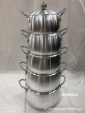 African export aluminum cookware set - 10 piece aluminum pot upgrade - cookware set 10pcs kitchenware