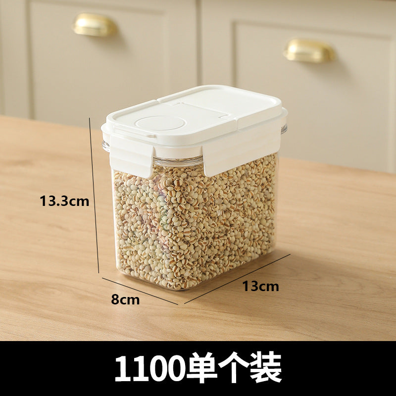 Noodle storage box, food-grade grains, sealed canned pasta box, noodle tube, bean storage tank