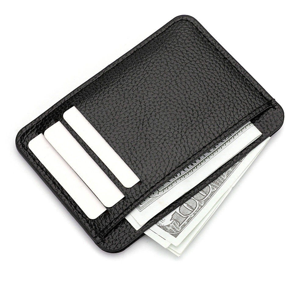 Pu card holder wholesale ultra-thin card bag for women, small, exquisite and large-capacity multi-card student card bag for women, short wallet.