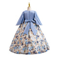 new girls' floral princess dress birthday party chiffon evening gown children's dress