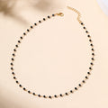 Wholesale alloy zircon necklaces - new european and american cross-border styles, minimalist luxury, unique jewelry for women, simple, fashionable, and versatile clavicle chains