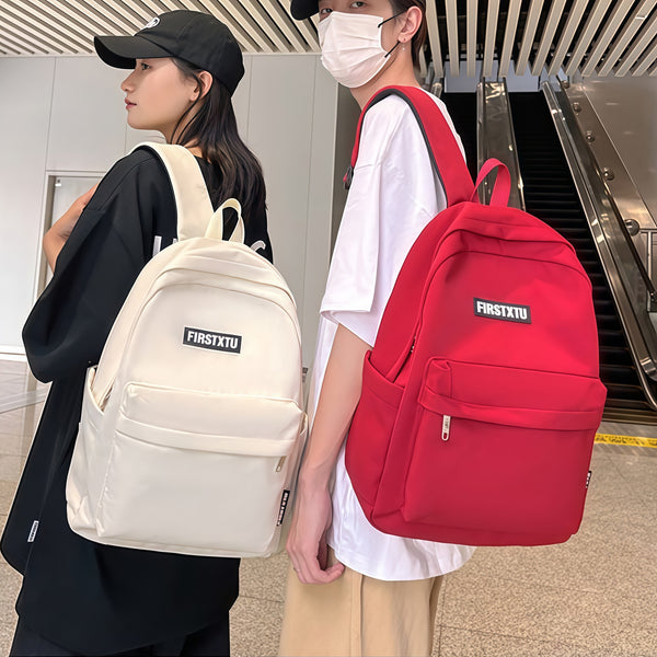 Wholesale new backpack primary and secondary school schoolbag women's leisure simple nylon large capacity backpack light travel bag