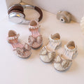 Custom summer girls' indoor/outdoor slippers & sandals - comfortable casual shoes with bow detail for little girls (sizes for mid-to-large children)