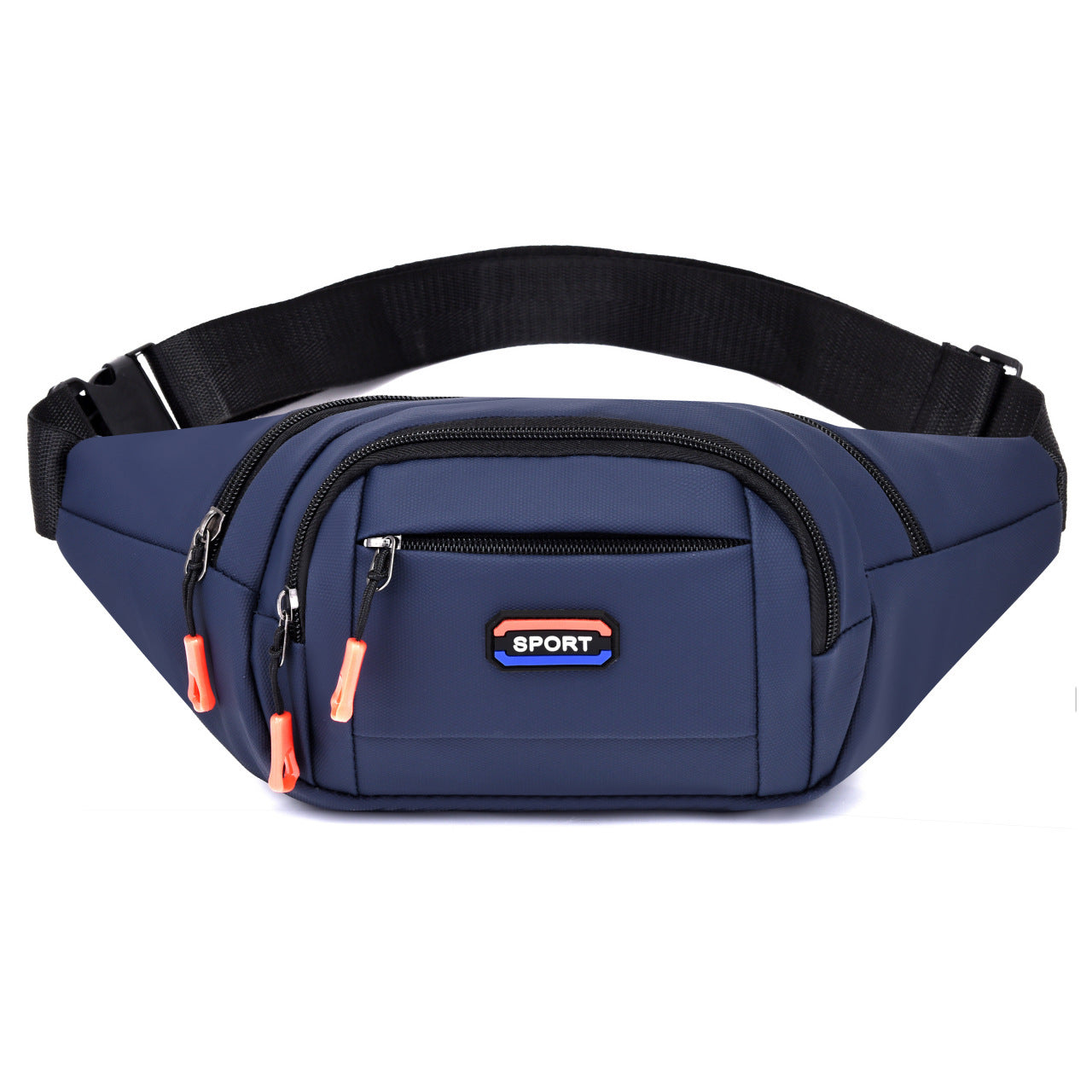 Cross-border new fanny pack men's multi-functional business cashier messenger bag large capacity outdoor sports mountaineering running fanny pack