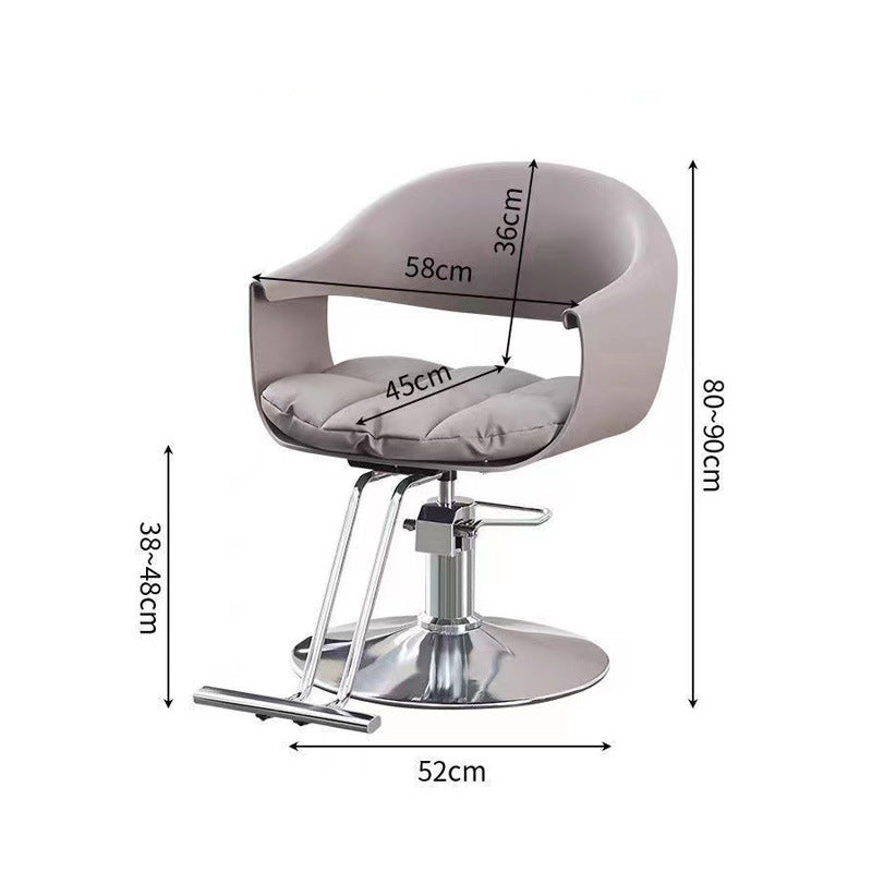 Wholesale barber chair with backrest for hair salons - adjustable height, swivel, and professional styling seat - direct from the manufacturer