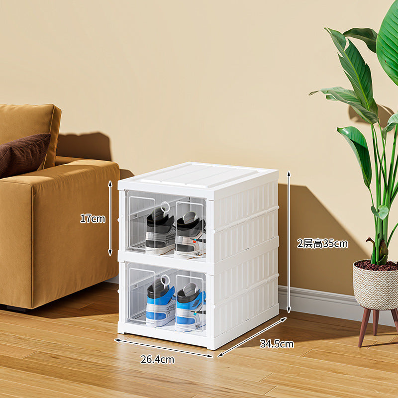 Installation-free integrated shoe cabinet Internet celebrity shoe box Shoe storage Foldable shoe storage cabinet Trunk shoe box