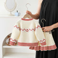 Girls' knitted sweater set - autumn  new collection: two-piece sweater dress for little girls