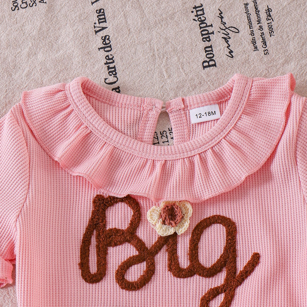Children's clothing shein cross-border girlsuit pink short-sleeved tops+shortssuit