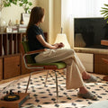 Designer vintage single balcony leisure chair nordic dining chair for home casual living room backrest armrest sofa chair