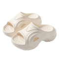 2024 summer fashion height increasing sandals women's outdoor new thick sole non-slip ins trendy beach flip flops sandals