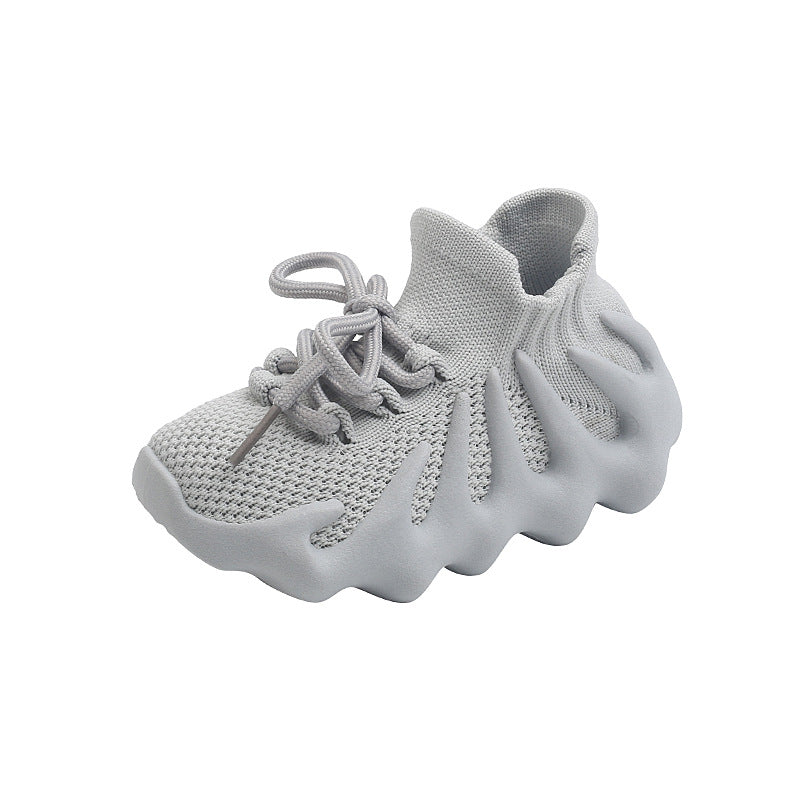 Kids octopus kids shoes breathable spring & fall new arrival small steamed buns volcanic coconut shoes sneakers boys and girls running shoes