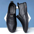 Men's spring new soft leather loafers business casual men's leather shoes slip-on tiktok viral hot seller