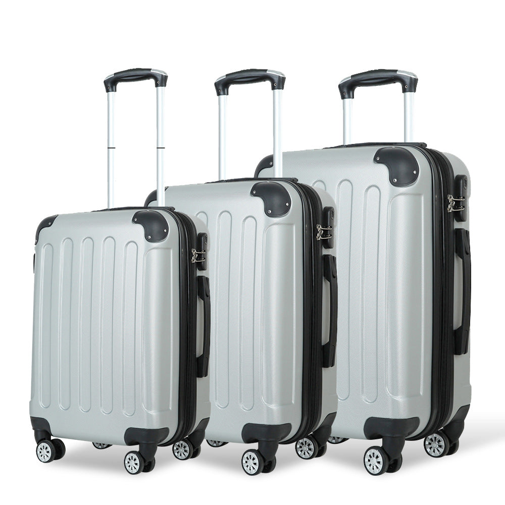 Cross-border trolley case Universal wheel Women's suitcase Men's and women's boarding travel suitcase Password box 24 inches Strong and durable