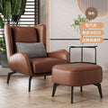 Scandinavian lazy small sofa popular single leather sofa accessible luxury sofa small apartment living room for homeclassycasual chair