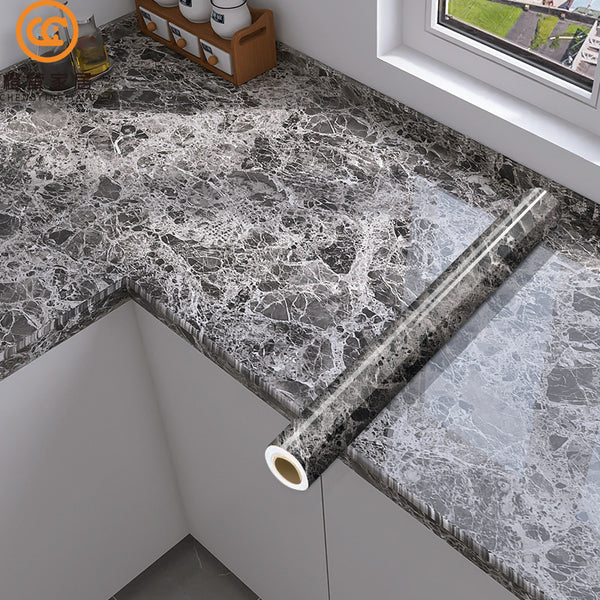 Waterproof and oil-proof wallpaper wallpaper refurbished fume sticker factory wholesale kitchen bedroom bathroom stove wall sticker self-adhesive