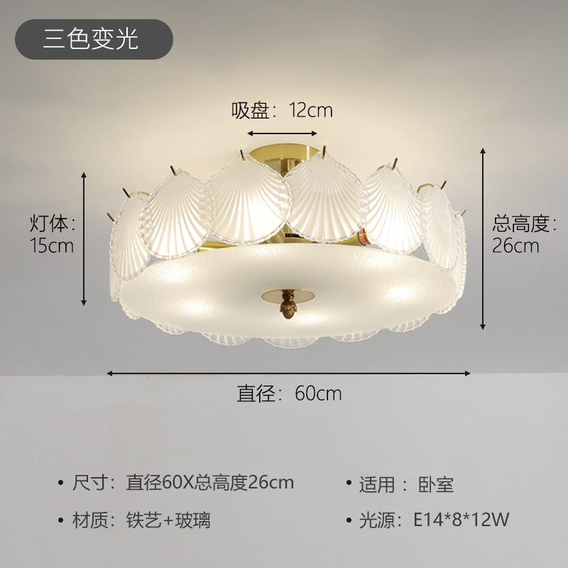 Bedroom light French light luxury cloud crystal lamp new simple now Guangdong Zhongshan Lighting Flagship Store