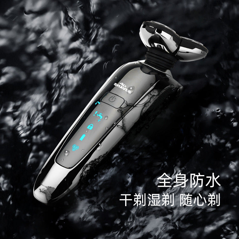 Multifunctional 4d full body washable electric shaver rechargeable razor men's beard trimmer wholesale