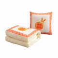 Multifunctional cotton and linen pillow quilt dual-purpose persimmon all year round office car cushion wholesale cushion pillow quilt