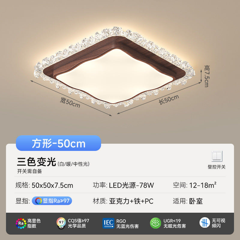 Zhongshan Lighting Package Combination Living Room Ceiling Light Medium Ancient American Retro Eye Protection Full Spectrum Super Bright Hall Light