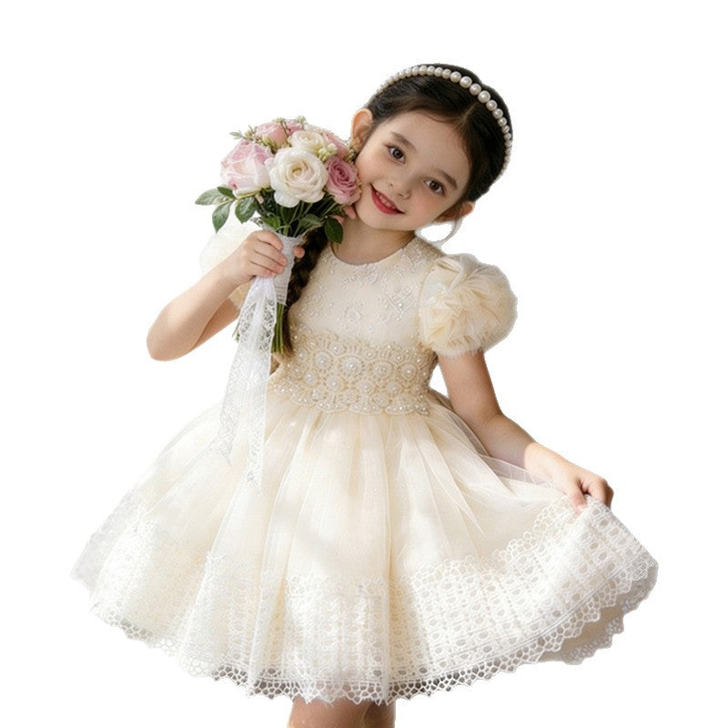 kids princess skirt tutu skirt one-year-old baby girl dress wedding dress dress foreign trade flower girl