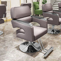 Influencer-approved barber chair, salon chair, hairdressing chair - professional, minimalist design for hair cutting, perming, and coloring