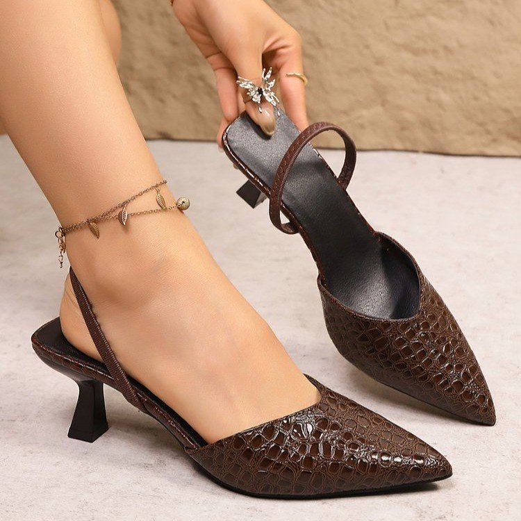 summer new arrivals: plus-size women's high-heeled sandals for cross-border e-commerce. available in sizes 36-43. wholesale options available. dropshipping to  and