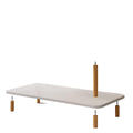 Coffee table small apartment double layer thickened rental house simple table high-end simple tea table bedroom small table