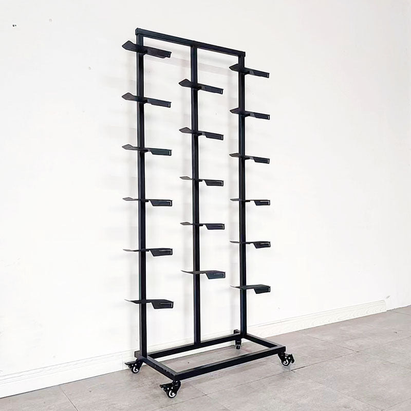 Source Factory Shopping Mall Clothing Store Multi-layer Shoe Rack Display Rack Single and Double-sided Floor Iron Shoe Display Rack