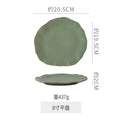 Stylish special-shaped bowls, plates, dishes, retro, good-looking restaurants, hotels, for home, steak plates, desserts, pastries, rice bowls