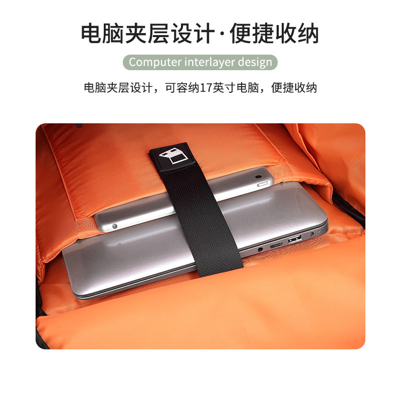 New women's backpack large capacity school bag outdoor light travel bag business trip computer bag travel leisure backpack