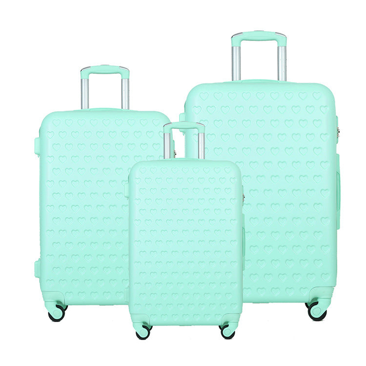 Foreign trade six-piece trolley case, suitcase,  wholesale, universal wheel gift box manufacturer, multi-piece set, password bag.