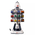 wholesale aerospace rocket model storage parking lot car kids toy set boy engineering fleet