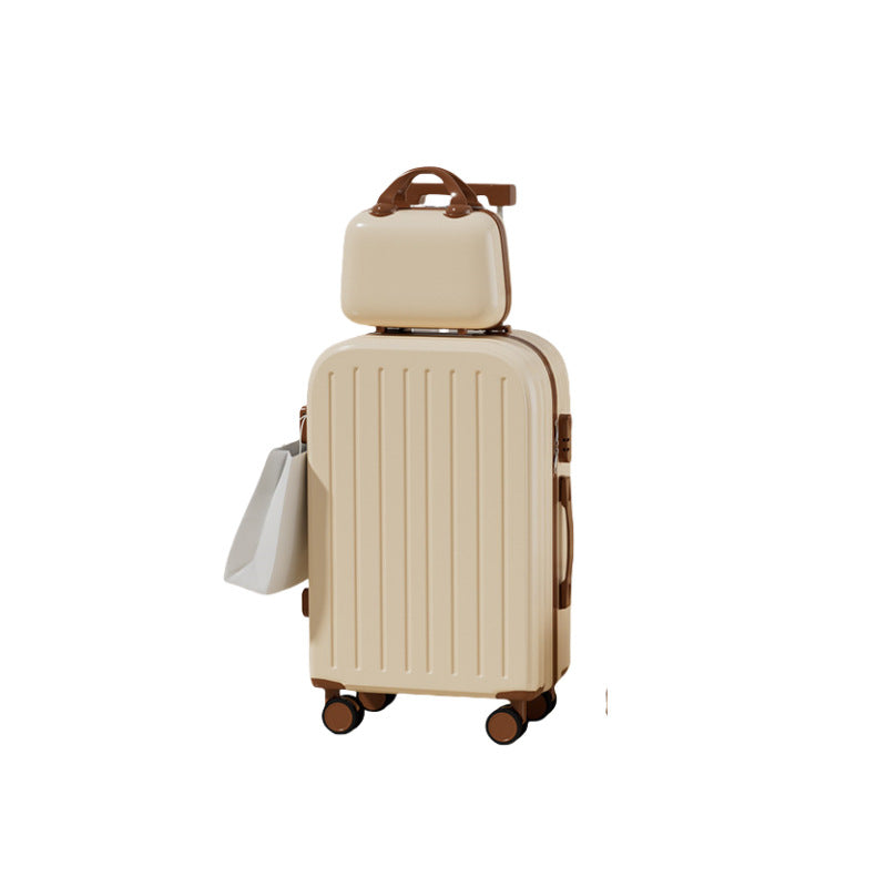 New 26-inch child and mother suitcase, men's and women's universal wheel trolley case, strong and durable password case, 20-inch suitcase