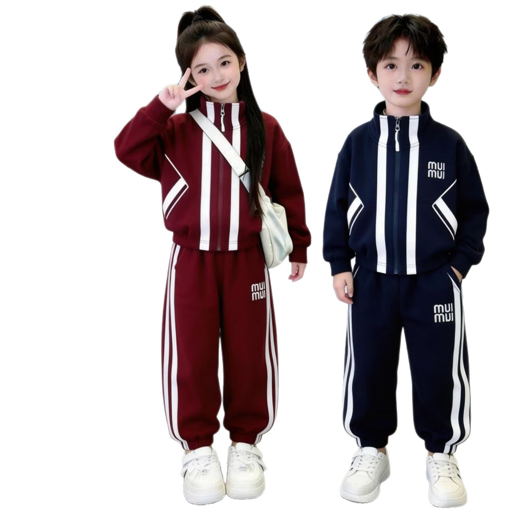 Boys' spring/autumn outfit set: new  trendy casual clothes, stylish and handsome two-piece set for kids