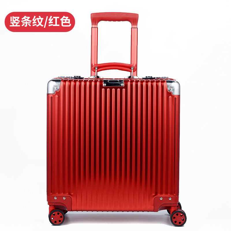 All-aluminum magnesium alloy trolley case 18-inch boarding case 20-inch suitcase bag all-metal small suitcase password box